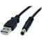 StarTech USB to 5.5mm Type-M Barrel Power Cable for 5 VDC Devices (3')