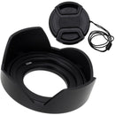 FotodioX Reversible Lens Hood Kit for Sony E PZ 16-50mm F3.5-5.6 OSS E-Mount Power Zoom Lens