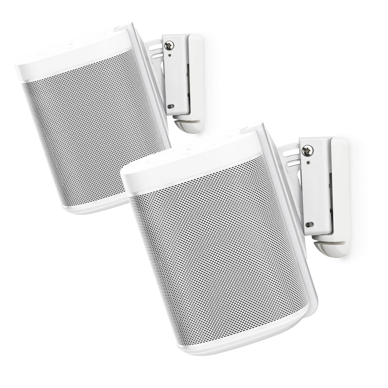 FLEXSON S1-WMX2 Wall Mounts for Sonos One (White, Pair)