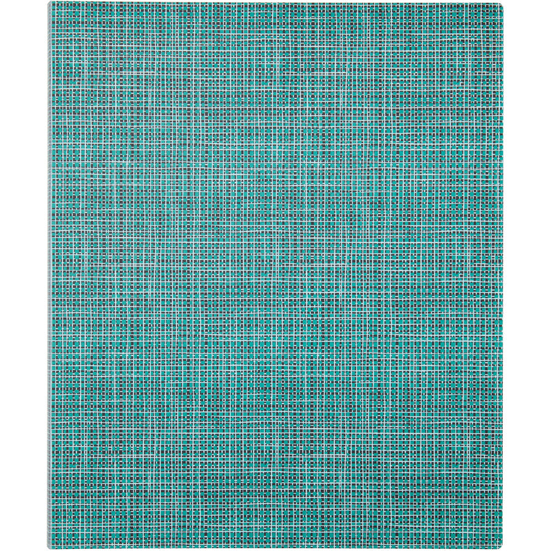 Itoya ProFolio Expressions Presentation Book (8.5 x 11", Aqua Squares)