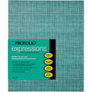 Itoya ProFolio Expressions Presentation Book (8.5 x 11", Aqua Squares)