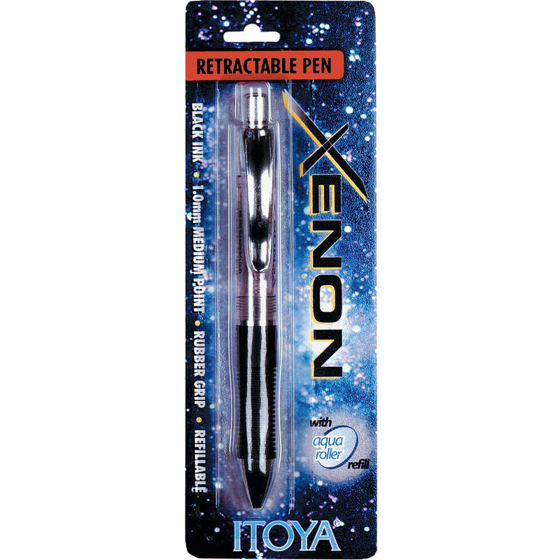 Itoya XE-100 Xenon Retractable Pen (Thundercloud Gray)