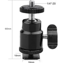 CAMVATE C0868 Mini Ball Head with Shoe Mount