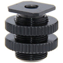 CAMVATE C0953 Cold Shoe with 1/4"-20 Mount to 5/8"-27 Screw Adapter