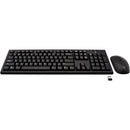 V7 Wireless Keyboard & Mouse Set (Black)