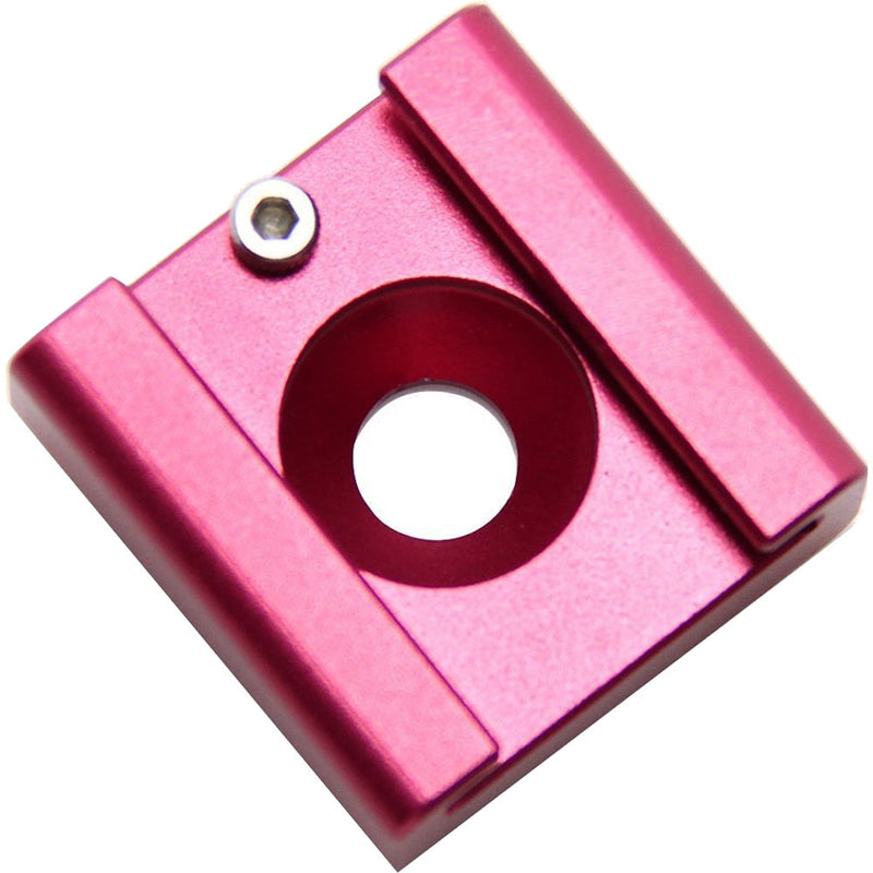 CAMVATE C1367 1/4"-20 Mount to Shoe Adapter (Red)