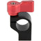 CAMVATE 15mm Rod Clamp with Adjustable Red Ratchet Wingnut