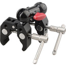 CAMVATE Articulating Magic Arm with 360&deg; Swivel Ball Head & Two Super Clamps (7")