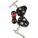 CAMVATE Articulating Magic Arm with 360&deg; Swivel Ball Head & Two Super Clamps (7")