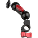 CAMVATE Single Rod Clamp with 360 Degree Swivel Ball Head Mount