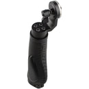 CAMVATE ARRI-Style Leather Rosette Handle Grip (2 Handles) (Black)