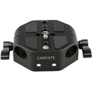 CAMVATE Baseplate for Select Canon & Sony Cameras (Black Wingnuts)