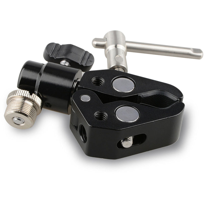 CAMVATE Crab Clamp with 5/8"-27 Ball Head Mount for Microphone