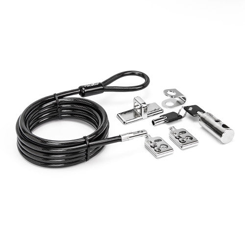 Rocstor Rocbolt Security Cable & Key Lock Kit for Desktop & Peripherals (8')