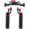 CAMVATE 15mm Rod & Soft Rubber Grip Shoulder Mount Rig with ARRI Rosette for DSLR Camera