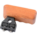 CAMVATE Right Hand Wood Handle Grip with Thumbscrew Connector for Select DV and DSLR Camera Cages (Rosewood)