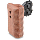 CAMVATE Right Hand Wood Handle Grip with Thumbscrew Connector for Select DV and DSLR Camera Cages (Rosewood)