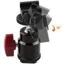 CAMVATE C1488 Mini Ball Head with Cold Shoe and Bottom Shoe Mount