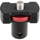 CAMVATE 15mm Micro Rod Mount with Knurled 1/4"-20 Locknut