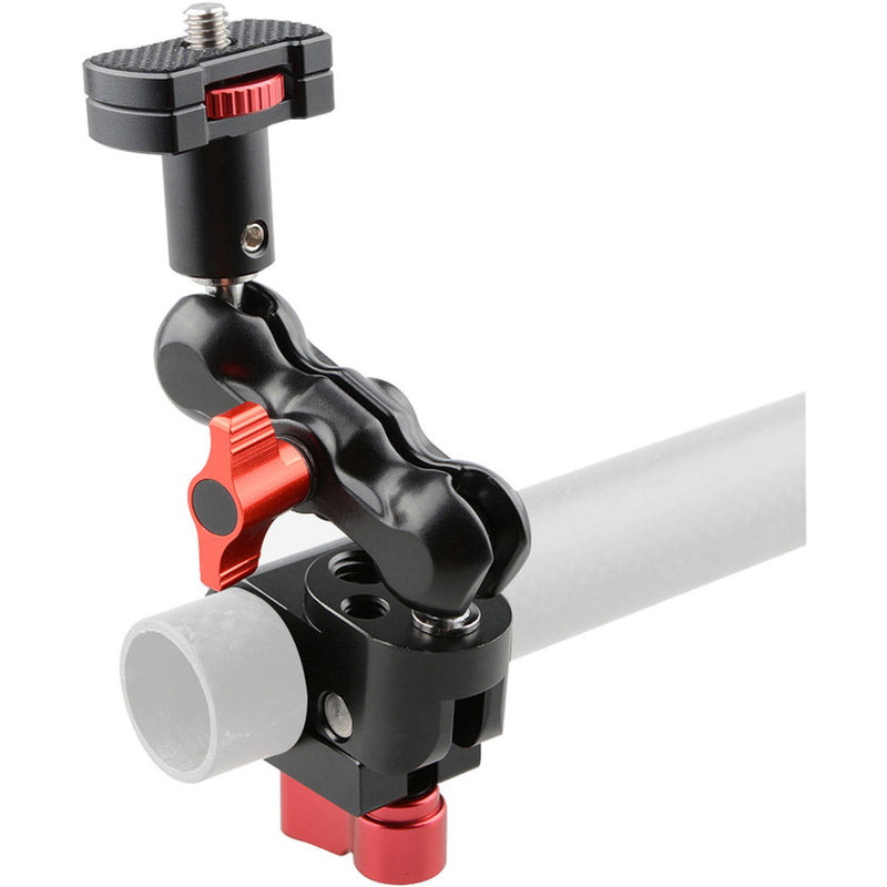 CAMVATE 25mm Rod Clamp with 1/4" Double Ball Head Micro Rod Mount for DJI Ronin-M Handheld Gimbal