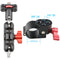 CAMVATE 25mm Rod Clamp with 1/4" Double Ball Head Micro Rod Mount for DJI Ronin-M Handheld Gimbal