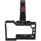 CAMVATE a6500 Handheld Camera Cage with QR Cheese Handle (Black, Red Knob)