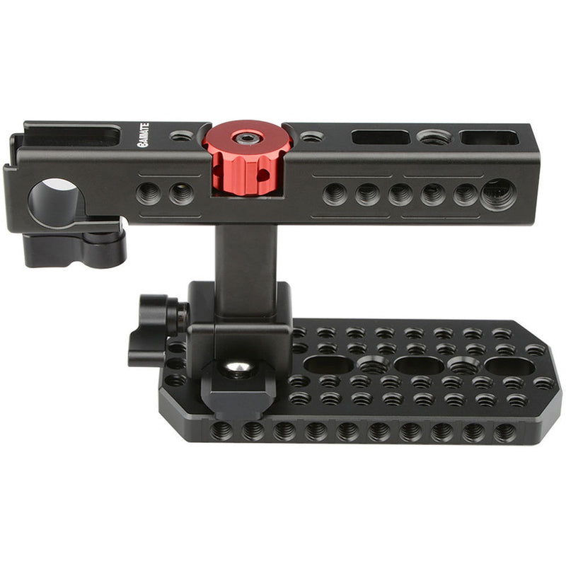 CAMVATE NATO Handle & Top Cheese Plate for Blackmagic Design URSA Mini Cameras (Red)