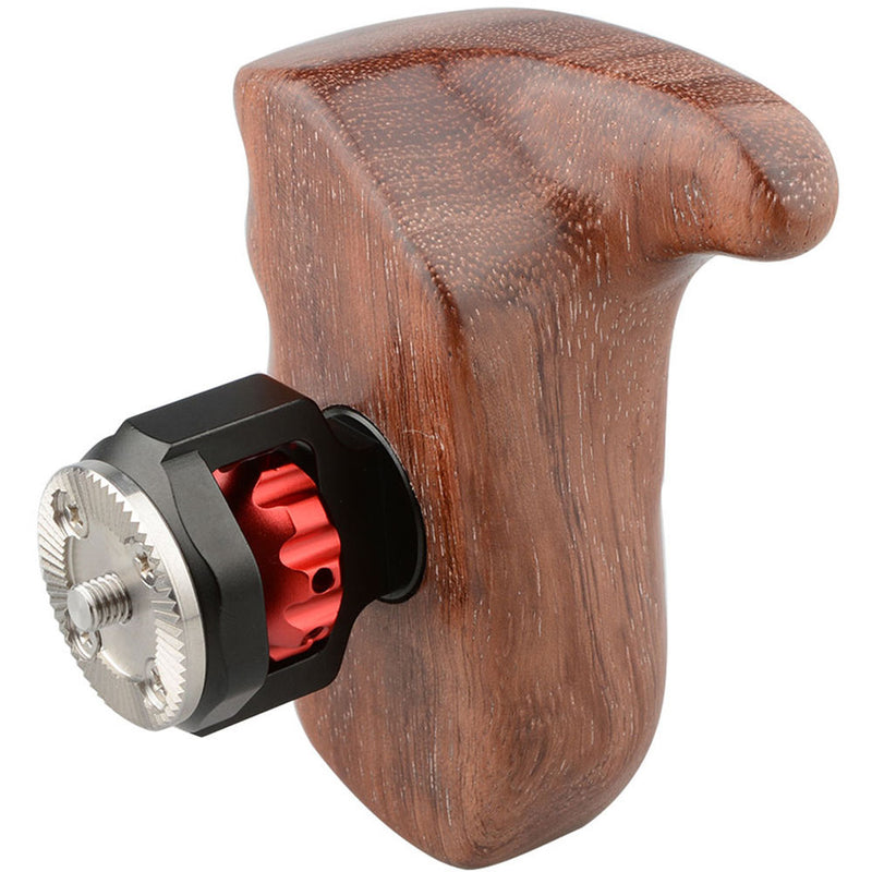 CAMVATE Right Hand Wood Handle Grip with ARRI Rosette Mount for Select DV and DSLR Camera Cages (Bubinga)