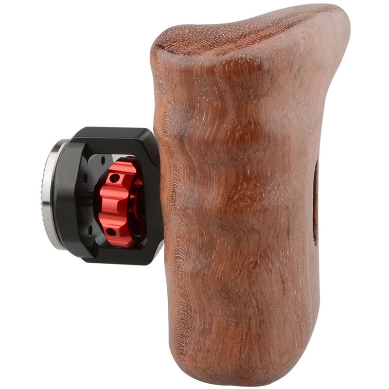 CAMVATE Left Hand Wood Handle Grip with ARRI Rosette Mount for Select DV and DSLR Camera Cages (Bubinga)