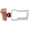 CAMVATE Left Hand Wood Handle Grip with ARRI Rosette Mount for Select DV and DSLR Camera Cages (Bubinga)