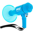 Pyle Pro PMP66WLT 40W Waterproof Megaphone with Siren and LED Lights (Blue)