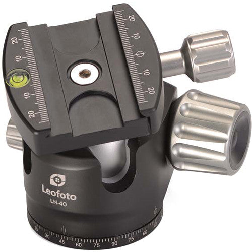 Leofoto LH-40 Low Profile Ball Head with Quick Release Plate