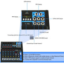 Pyle Pro PMXU63BT Compact 6-Channel, Bluetooth-Enabled Audio Mixer