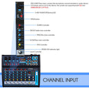 Pyle Pro PMXU83BT Compact 8-Channel, Bluetooth-Enabled Audio Mixer