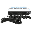 Pyle Pro Power Supply Surge Protector - Rack Mount Power Conditioner Strip with 4-USB Charge Ports