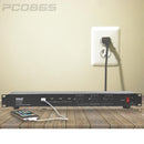 Pyle Pro Power Supply Surge Protector - Rack Mount Power Conditioner Strip with 4-USB Charge Ports