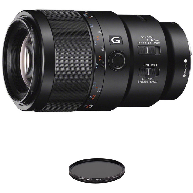 Sony FE 90mm f/2.8 Macro G OSS Lens with Circular Polarizer Filter Kit