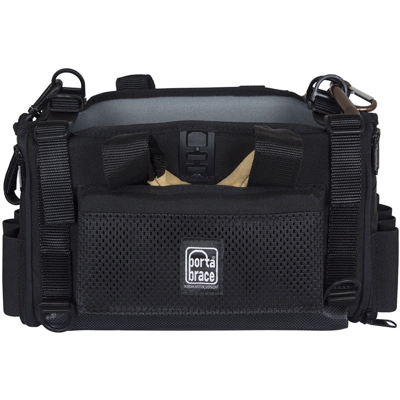 Porta Brace Silent Audio Organizer Case with Suede Strap, Rain Cover, Belt System & Pouch