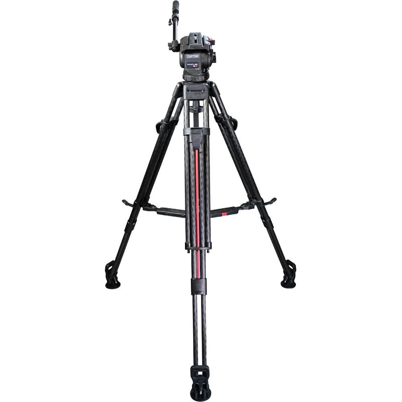 Cartoni Focus 8 Fluid Head & Two-Stage Tripod SDS System (Aluminum)