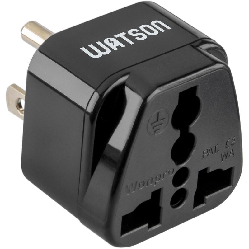 Watson Adapter Plug - 2-Prong Europe to 3-Prong USA