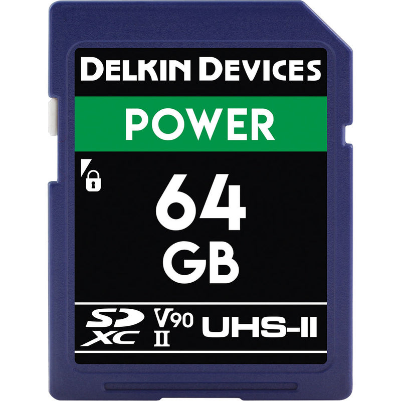 Delkin Devices 64GB Power UHS-II SDXC Memory Card