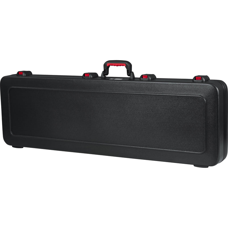 Gator Cases GTSA-GTRBASS-LED TSA Series ATA Molded Case with Built-In LED Light for Electric Bass Guitars (Black)