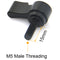 CAMVATE M5 Male Threading Rotating Knob Adjustable Thumb Lever Screw (15mm Long, Black)