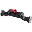 CAMVATE Rod Clamp with 60mm Arri Rosette Adapter (Red Wingnut)