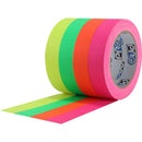 ProTapes Pro Spike Stack Fluorescent Cloth Tape Set (Four 1" x 60' Rolls)