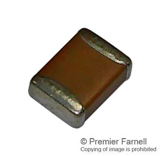 KEMET C0603C222J5GACTU SMD Multilayer Ceramic Capacitor, 0603 [1608 Metric], 2200 pF, 50 V, &plusmn; 5%, C0G / NP0, C Series