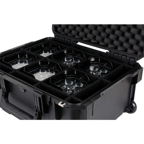 American DJ Wheeled Element PC6 Case for Six ADJ Par Fixtures (Black)