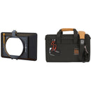 Bright Tangerine Misfit Atom 4x5.65"/4x4" Ultra Lightweight 2-Stage Clip-On Matte Box Kit with Matte Box Soft Case