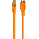 Tether Tools TetherPro USB Type-C Male to Micro-USB 3.0 Type-B Male Cable (15', Orange)