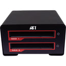 Atech Flash Technology Blackjet VX-2SSD USB 3.1 Gen 2 Type-C RAID Enclosure